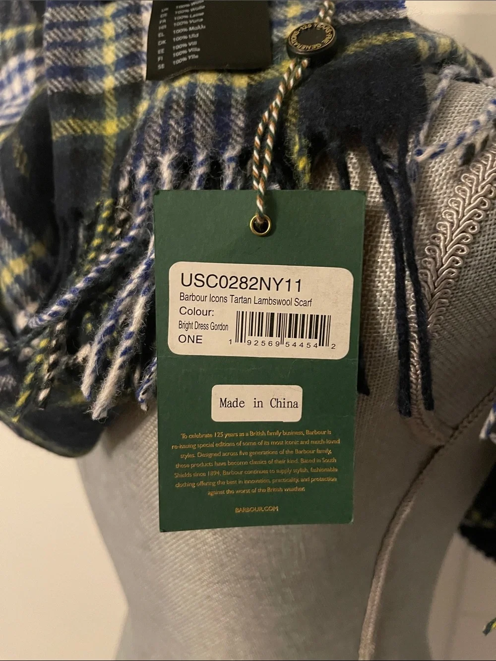 Barbour beautiful tartan